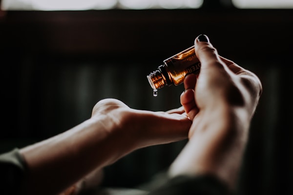 Spa oils and herbs